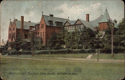 Music & Science Buildings, Smith College Postcard