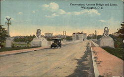 Connecticut Avenue Bridge and Lions Washington, DC Washington DC Postcard Postcard