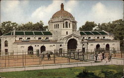 Elephant House, Zoological Park New York, NY Postcard Postcard