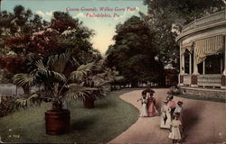 Casino Grounds, Willow Grove Park Postcard