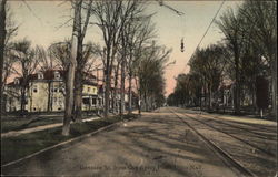 Genesee St. from Core Avery Place Postcard