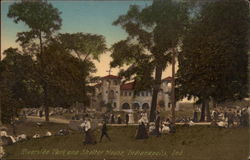 Riverside Park and Shelter House Indianapolis, IN Postcard Postcard