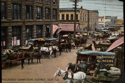 Wholesale Commission DIstrict Postcard