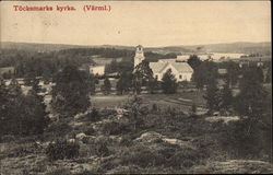 Tocksmark Church Varmland, Sweden Postcard Postcard