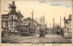 Street Scene, Ginza Tokyo, Japan Postcard Postcard