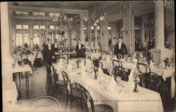 Hotel de la Plageet du Casino - Dining Room Postcard