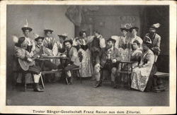 Tyrolese Musicians Austria Postcard Postcard