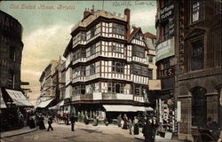 Old Dutch House Bristol, United Kingdom Postcard Postcard