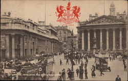 The Bank and Royal Exchange Postcard