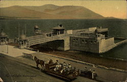 Pier and Baths Postcard