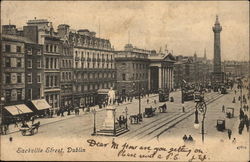 Sackville Street Dublin, Ireland Postcard Postcard