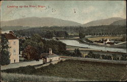 Looking up the River Sligo, Ireland Postcard Postcard