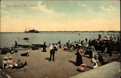 The Beach and Pier, Portobello Postcard