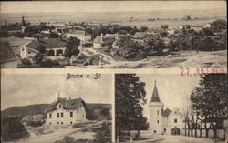 Multiple Views of Brunn Germany Postcard Postcard