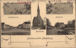 Various Views of Town Lichtenwörth-Nadelburg, Austria Postcard Postcard