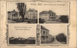 Multiple Views of City Vienna, Austria Postcard Postcard