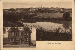 View of Town Anzefahr, Germany Postcard Postcard