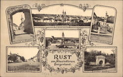 Various Views of Town Rust am Neusiedlersee, Austria Postcard Postcard