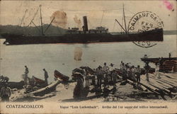 Steamer "Luis Luckenbach" Coatzacoalcos, Mexico Postcard Postcard