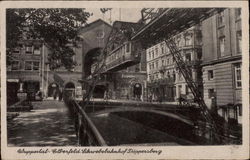 Elberfeld Schwebebahnof Doppersberg Wuppertal, Germany Postcard Postcard