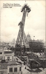 Flip-Flap from Stadium, Franco-British Exhibition 1908 Postcard