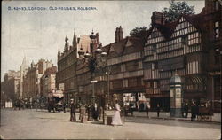 Old Houses, Holborn Postcard