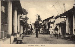 Street Scene Postcard