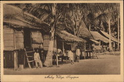 Malay Village Postcard