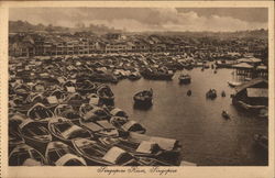 Singapore River, Singapore Postcard