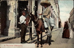 A Mexican Milkman Mexico Postcard Postcard