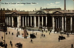 The Bank of Ireland and College Green Postcard