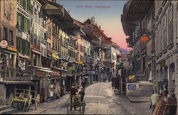 Hauptgasse Thun, Switzerland Postcard Postcard