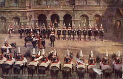 Horse Guards, Changing of the Guard Postcard