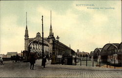 Willemsbrug met Spoorbrug Postcard