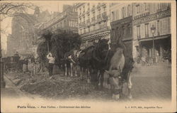 The Removal of the Garbage Paris, France Postcard Postcard