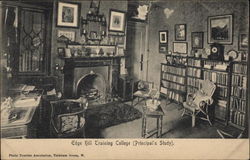 Edge Hill Training College--Principal's Study Postcard