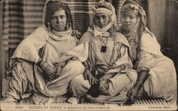 Group of Three Moorish Women Postcard