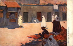 A Courtyard Morocco Africa Postcard Postcard