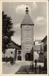 The Ledererturm - Gate Tower Postcard