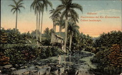 Nacimiento del Rio Almendares - Cuban Landscape Postcard