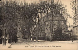 English Church - Cote d'Azur Postcard