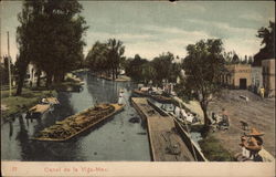 Canal de la Viga Postcard