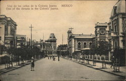 Street Scene Juarez, Mexico Postcard Postcard