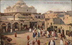 Bab Sujka Square Tunis, Algeria Africa Postcard Postcard