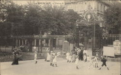 Entrance to Public Gardens Postcard