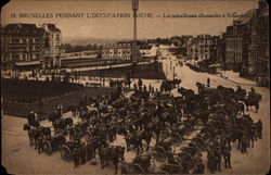 German Artillery at Schaerbeek Postcard