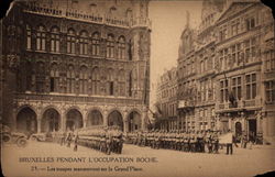 Maneuvering Troops on the Main Square Postcard