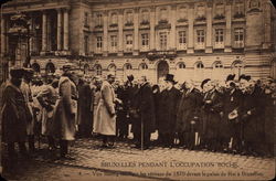 Belgian Gentlemen on the Street Postcard