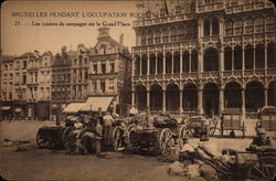 During the German Occupation Postcard