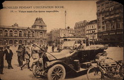 Brussels During the German Occupation Postcard